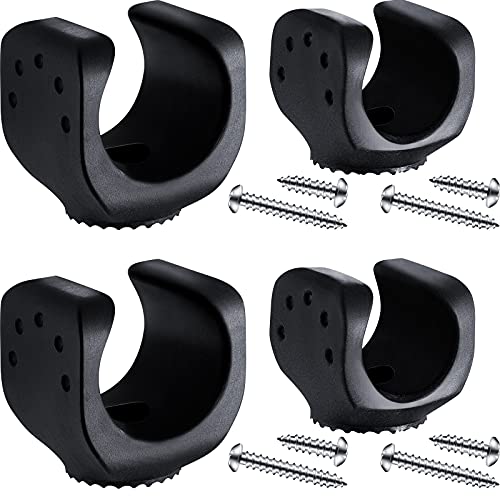 4 Pieces Flashlight Mounting Brackets with Screws Versatile Clip Mount for LED Flashlights and Similar Things, Bicycle Car Accessories for Mounting Flashlight in Truck (2 Big, 2 Small)