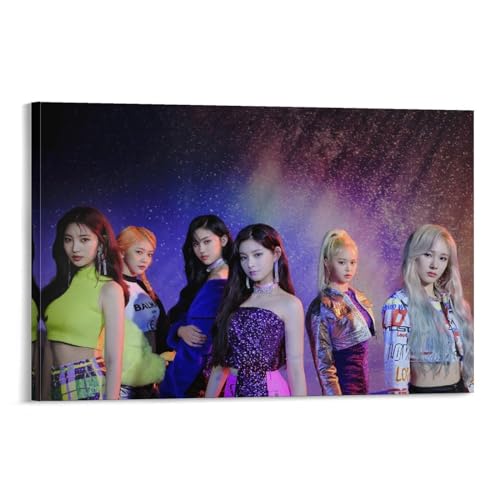 Kpop Artist Poster Everglow Reminiscence Dun Dun Ver. 3rd Teaser Canvas Poster Bedroom Decor Sports Landscape Office Room Decor Gift 08x12inch(20x30cm)