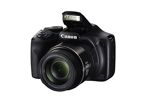 Canon PowerShot SX540 Digital Camera w/ 50x Optical Zoom - Wi-Fi & NFC Enabled (Black) (Renewed)