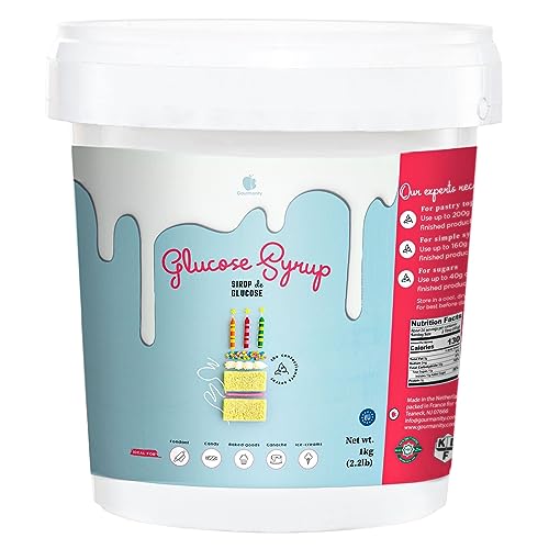 Gourmanity 2.2 lb Glucose Syrup, Confectioners Glaze, Liquid Glucose For Baking, Liquid Glucose Syrup, Glucose Baking, Fondant Glaze, Glucose Sugar Syrup, Sucrose Syrup, Kosher