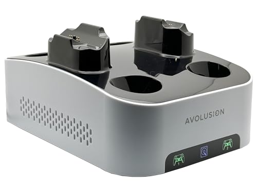 Avolusion D200 3TB USB 3.0 External Gaming Hard Drive w/Controller Charging Station for PS5 Game Console - 2 Year Warranty