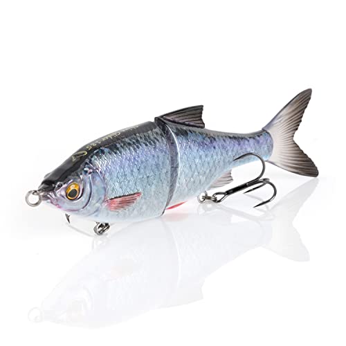 Savage Gear 3D Shine Glide Fishing Bait, 2 1/3 oz, Gizzard, Realistic Contours, Colors & Movement, Durable Construction, Quality Hooks and Rings, Unmatched Swimming Motion