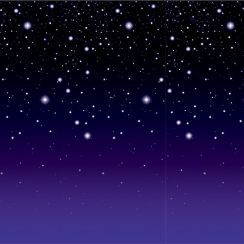 Beistle Starry Night Backdrop (52024)