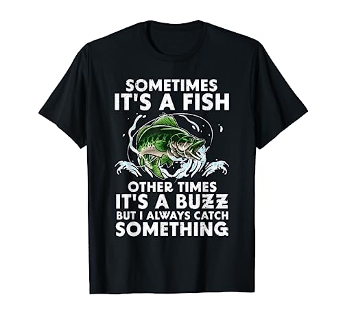 Cool Fishing Design For Men Women Fishing Rod Fish Fisherman T-Shirt