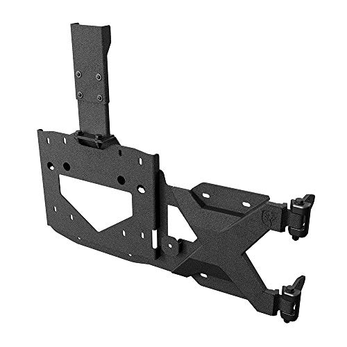 Tyger Auto TG-TR8J88818 Tire Carrier Kit Compatible with 2018-2024 Jeep Wrangler JL (Incl. 21-24 4xe, not for JK) Textured Black for up to 37inch Spare Tire