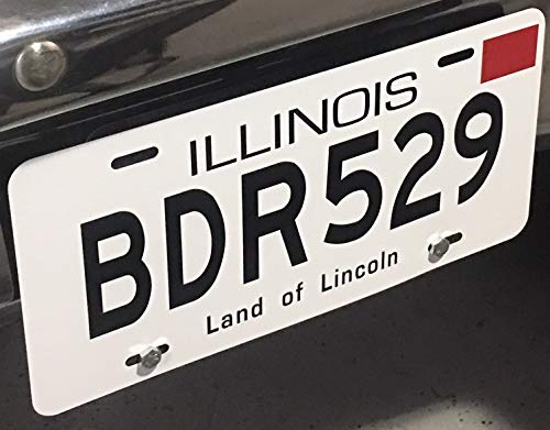 Blues Brothers Metal License Plate 6X12 TAG Police CAR Jake Elwood Illinois BDR 529 Land of Lincoln 1974 74 FITS Dodge Monaco 440 Belushi Aykroyd Movie Garage BAR Man CAVE Gift Wall Art