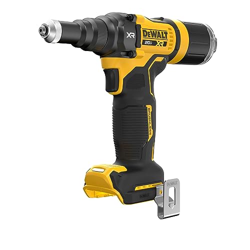DEWALT 20V MAX XR Cordless Rivet Tool, 3/16', Bare Tool Only (DCF403B)