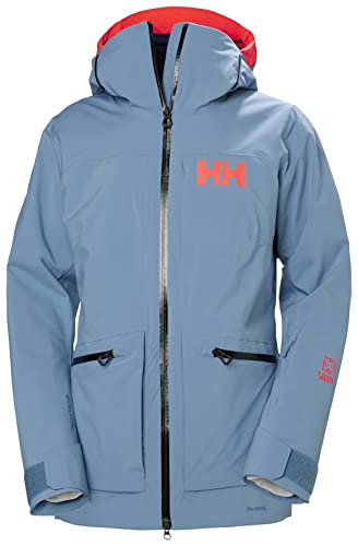Helly-Hansen Women's Powderqueen Infinity Jacket, 625 Blue Fog, Small