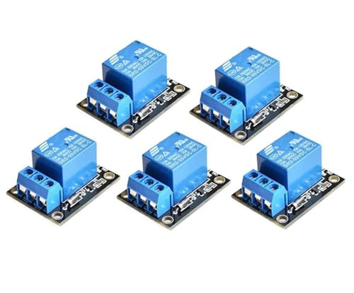 ARCELI 5PCS 5V One Channel Relay Module Board Shield 5v Relay Module for PIC AVR DSP ARM for Relay