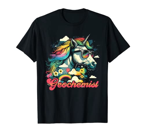 Rainbow Unicorn Geochemist | Geochemistry T-Shirt