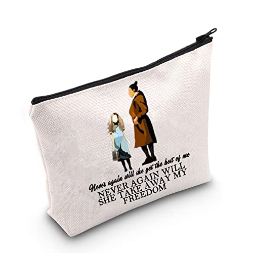 POFULL Matilda Musical Inspired Gift Theatre Broadway Cosmetic Bag Opening Night Gift (Never again will Cosmetic Bag)