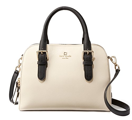 Kate Spade Cove Street Colorblocked Small Felix Satchel Bag, Ostrich Egg/Black