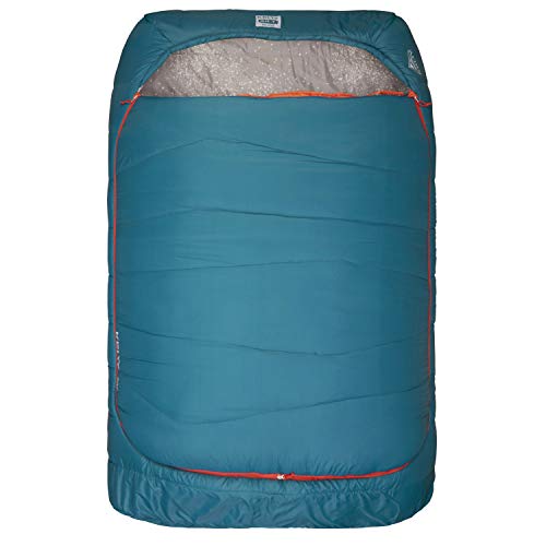 Kelty Tru.Comfort Doublewide 20 Degree Sleeping Bag – Two Person Synthetic for Couples & Family Camping – Stuff Sack Included