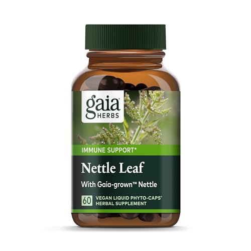 Gaia Herbs Nettle Leaf, Organic Stinging Nettle Leaf 60 Count