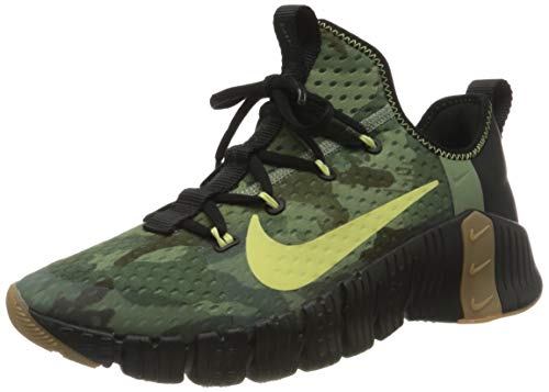 Nike Free Metcon 3 Size 10.5 camo Training Lifting Basketball Spiral sage CJ0861-032 Flat Workout Shoes