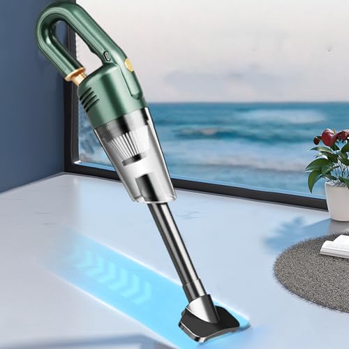 LADIGASU Portable Vacuum Cleaner, Wireless Handheld Car Vacuum Cleaner Rechargeable Strong Suction Dry USB for Car Keyboard USB Charging Cable Included
