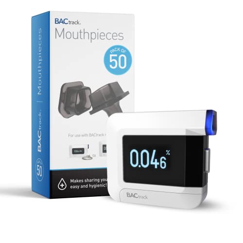 BACtrack C8 Breathalyzer + 50 Breathalyzer Mouthpieces Bundle