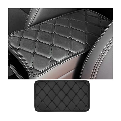 AUCELI Car Center Console Pad, Waterproof Auto Armrest Protector Cover, Soft PU Leather Seat Box Protection Cushion Mat, Car Interior Decoration Accessories for SUV Truck Pickup