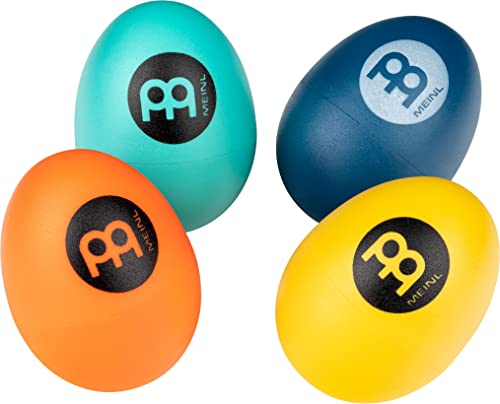 Meinl Percussion Set Egg Shakers 4-Piece Pack for All Music with Different Volume — NOT Made in China — Durable All-Weather, 2-Year Warranty (ES
