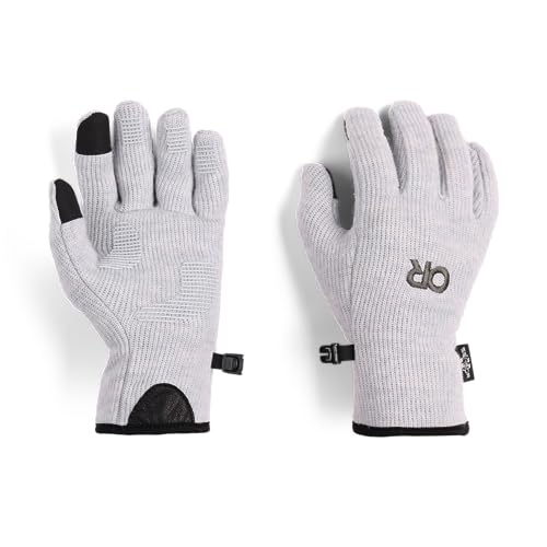 Outdoor Research 2448881050008 Women's Flurry Sensor Gloves Grey Heather L