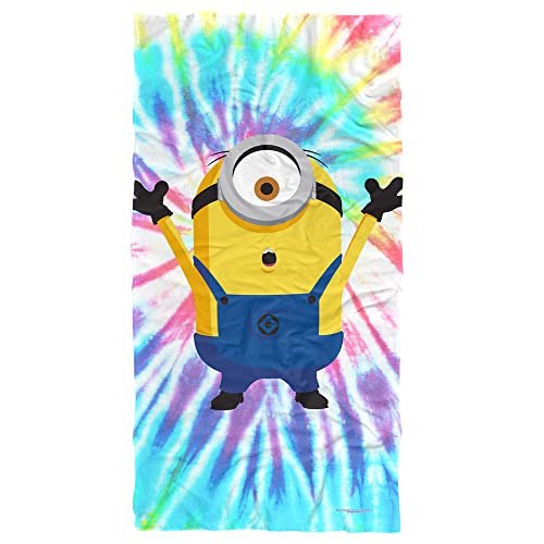 LOGOVISION Minions Beach Towel, 30'x60' Peace Sign Tie Dye Beach Towel