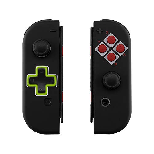 eXtremeRate Classics NES Style Soft Touch Joycon Handheld Controller Housing (D-Pad Version) Full Buttons, Replacement Shell Case for Nintendo Switch & Switch Oled Joy-Con – Console Shell NOT Included