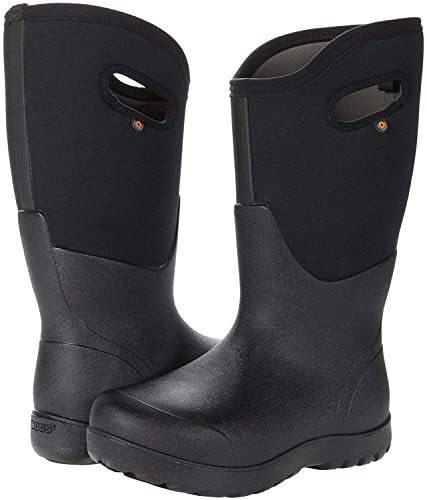 Bogs Women's Neo-Classic Rain Boot, Black, 8