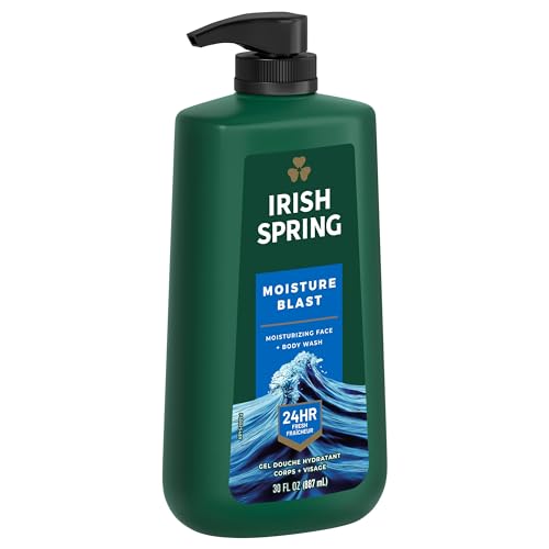 Irish Spring Moisture Blast Body Wash, 30 Oz Pump