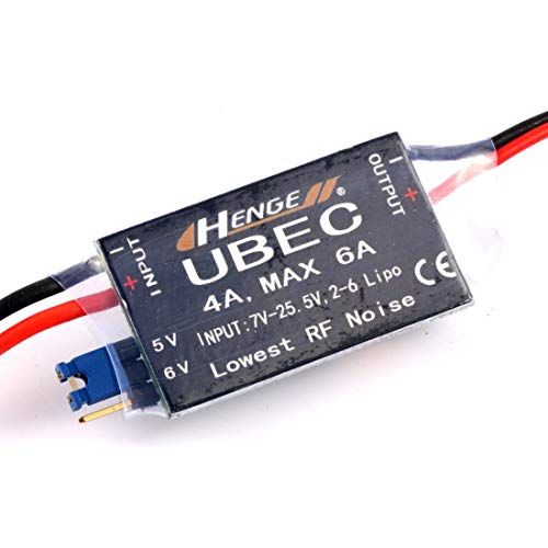 MINGCHUAN Henge 4A 2-6S UBEC Adjustable Switchable BEC Input 7V-25.5V Output 5V 6V / 4A Continuous Max 6A for RC FPV Drone Quadcopter Car Accessory