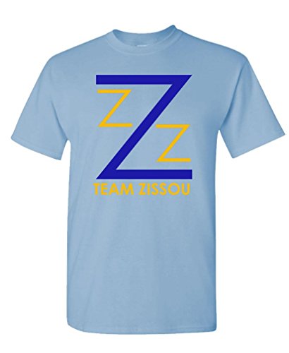 Team Zissou - Intern Aquatic Movie Comedy - Mens Cotton T-Shirt, L, Lt Blue