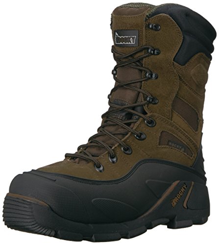 Rocky FQ0007465 Men's BRN 9' RWP Steel Toe Men'sS Whole 11 Work Boots Brown