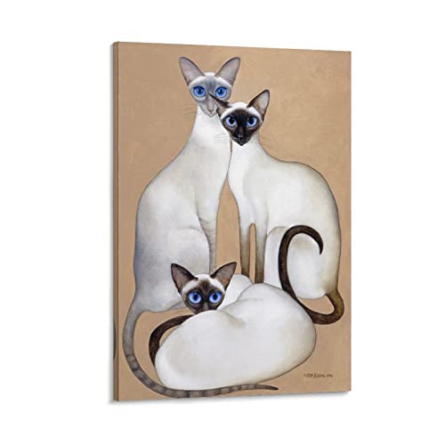 Margaret Keane Siam Poster Artworks Picture Print Poster Wall Art Painting Canvas Gift Decor Home Posters Decorative 12x18inch(30x45cm)