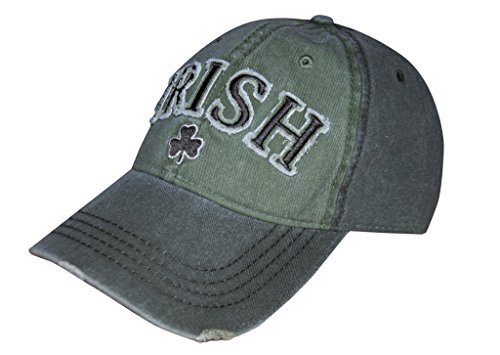 Croker Irish Shamrock Baseball Cap, One Size Fits All Mens Hat Green/Grey