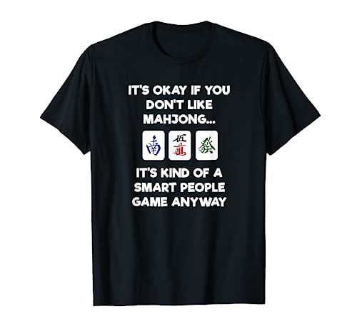 Mahjong T-Shirt - Funny Mahjong Smart People