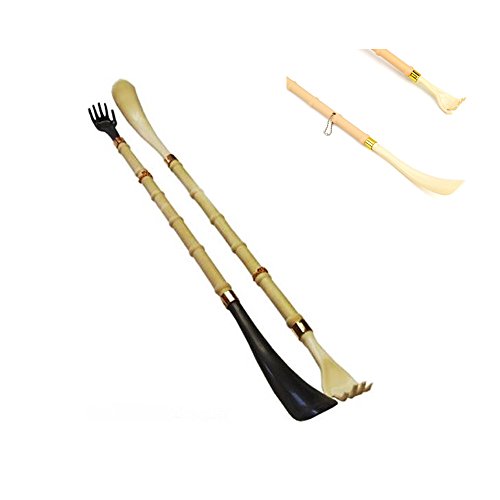 20' Long Shoehorn Back Scratcher Bamboo Ivory Style New
