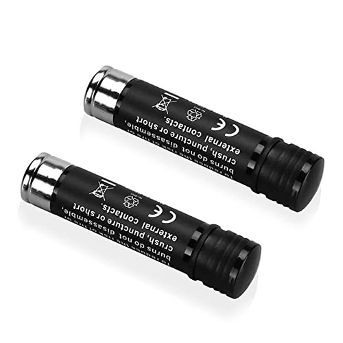 Fhybat 2Pack 3600mAh 3.6 Volt Ni-Mh Replacement Battery Compatible with Black and Decker 3.6V Battery Versapak Gold VP100 VP100C VP105 VP105C VP110C VP143 Vp142 Vp7240