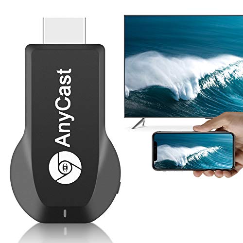 Tsemy Anycast HDTV Wireless Display Adapter WiFi 1080P Mobile Screen Mirroring Receiver Dongle to TV/Projector Receiver Support Android Mac iOS Windows