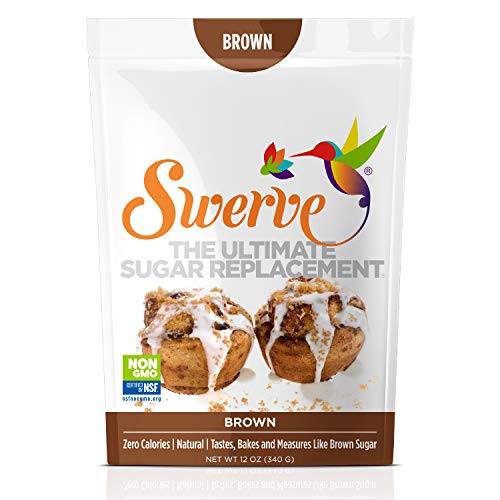 Swerve Ultimate Sugar Replacement Sweetener, Brown Sugar Substitute, Keto Friendly, Zero Calorie, Zero Sugar, Non-Glycemic, Gluten Free, 12 ounces