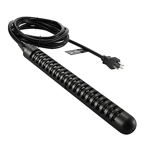 GRILLME 240V 3000W Immersion Bathtub And Swimming Pool Water Heater,Fully Submersible Portable Electric Heater,30 Galons Bathtub Heater,200 Galons Swimming Pool heater,NEMA 6-15P Plug,100% Waterproof