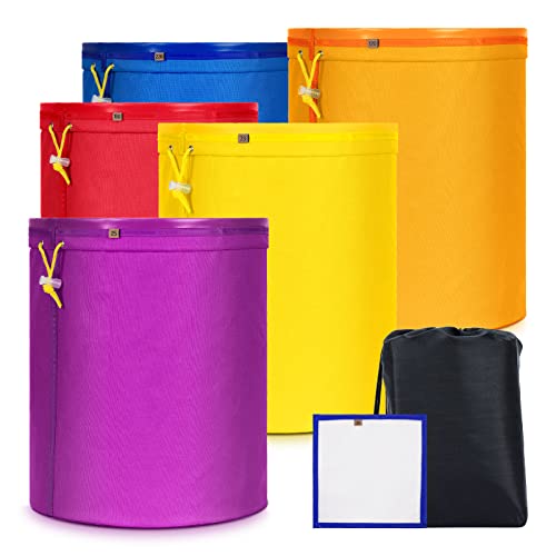 Sunlord bubble bag 5 Gallon 5-Pack Bubble hash Bag,- Extraction Bag Sets for Extracting Particles of Different Sizes