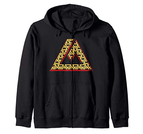 Jiu Jitsu Triangle Symbol Zip Hoodie