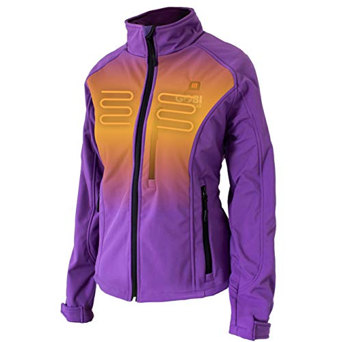 Dragon Heatwear Sahara Womens 3 Zone Heated Jacket Plum