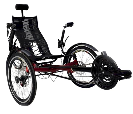 ERT 36 Folding Electric Recumbent Trike with 1000W/1500W Power Options and Long Range