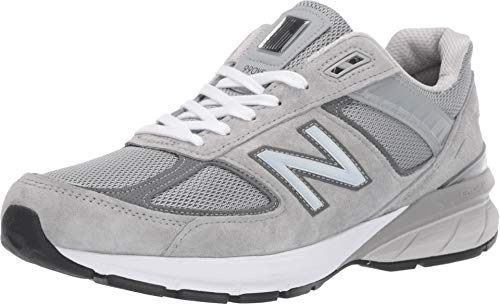 New Balance Men's Made in US 990 V5 Sneaker, Grey/Castlerock, 11