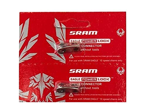 SRAM Eagle PowerLock Chain Connector 12-Speed Chain Link w Decal - Available in 2-Pack and 4-Pack (2)