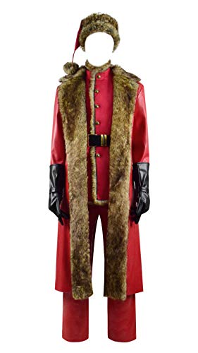 Very Last Shop Hot Comedy Movie The Xmas Chronicles Santa Claus Costume (Large, Red-Full Set)