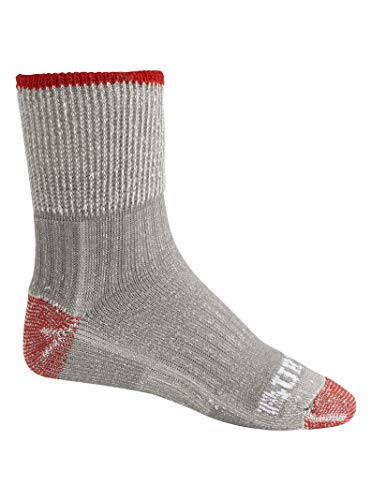 Burton Mens Wool Hiker Sock, Gray Heather, Large