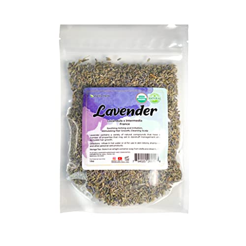 Well's Natural Dried Herb (Lavender) Perfect for Herbal Hair Infused Oil, Herbs for DIY, Hair Growth Treatment (Medium 1.5oz)