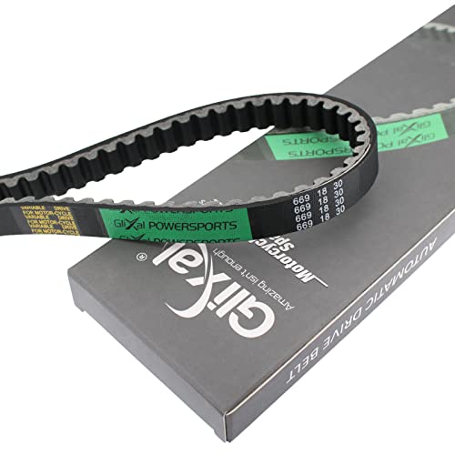 Glixal ATKS-032 139QMB Reinforced 669-18-30 Racing CVT Drive Belt GY6 49cc 50cc ROKETA Baja Tank JMSTAR TAOTAO JONWAY Scooter Moped ATV