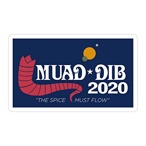 KENNETHHOFFMAN 3 PCs Stickers Dune Muad'Dib 2020 3×4 Inch Die-Cut Wall Decals for Laptop Window Car Bumper Helmet Water Bottle